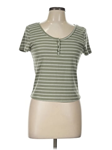 Pink Republic Short Sleeve Henley (view 1)