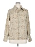 DAZY 100% Polyester Tweed Ivory Long Sleeve Blouse Size XL - photo 1