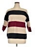 Esprit Stripes Burgundy Pullover Sweater Size XL - photo 1
