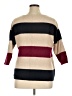 Esprit Stripes Burgundy Pullover Sweater Size XL - photo 2