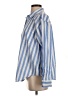 Maurices 100% Cotton Stripes Blue Long Sleeve Button-Down Shirt Size XS - photo 5