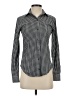 C. Wonder 100% Cotton Houndstooth Black Long Sleeve Button-Down Shirt Size XXS - photo 1