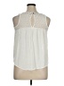 Xhilaration 100% Rayon Ivory Sleeveless Blouse Size XL - photo 2
