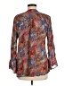 AP.NY Animal Print Brown Long Sleeve Blouse Size M - photo 2