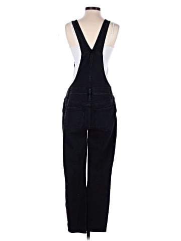 Madewell Skinny Overalls in Lunar Wash (view 2)