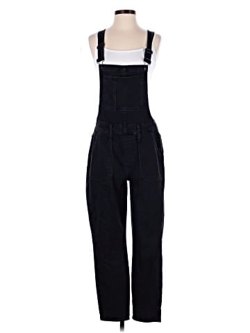 Madewell Skinny Overalls in Lunar Wash (view 1)
