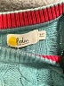 Boden Floral Teal Pullover Sweater Size 8 - 9 - photo 3
