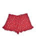 American Eagle Outfitters 100% Viscose Hearts Red Shorts Size L - photo 2