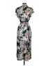 Zara Basic Floral Gray Black Casual Dress Size S - photo 2