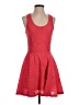 Express Hearts Red Cocktail Dress Size S - photo 1