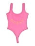 Guess Solid Pink One Piece Swimsuit Size S - photo 2
