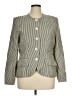 Peruvian Connection 100% Merino Houndstooth Ivory Blazer Size 14 - photo 1