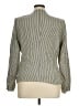 Peruvian Connection 100% Merino Houndstooth Ivory Blazer Size 14 - photo 2