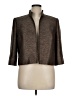 Kasper Brown Jacket Size 16 Petite - photo 1