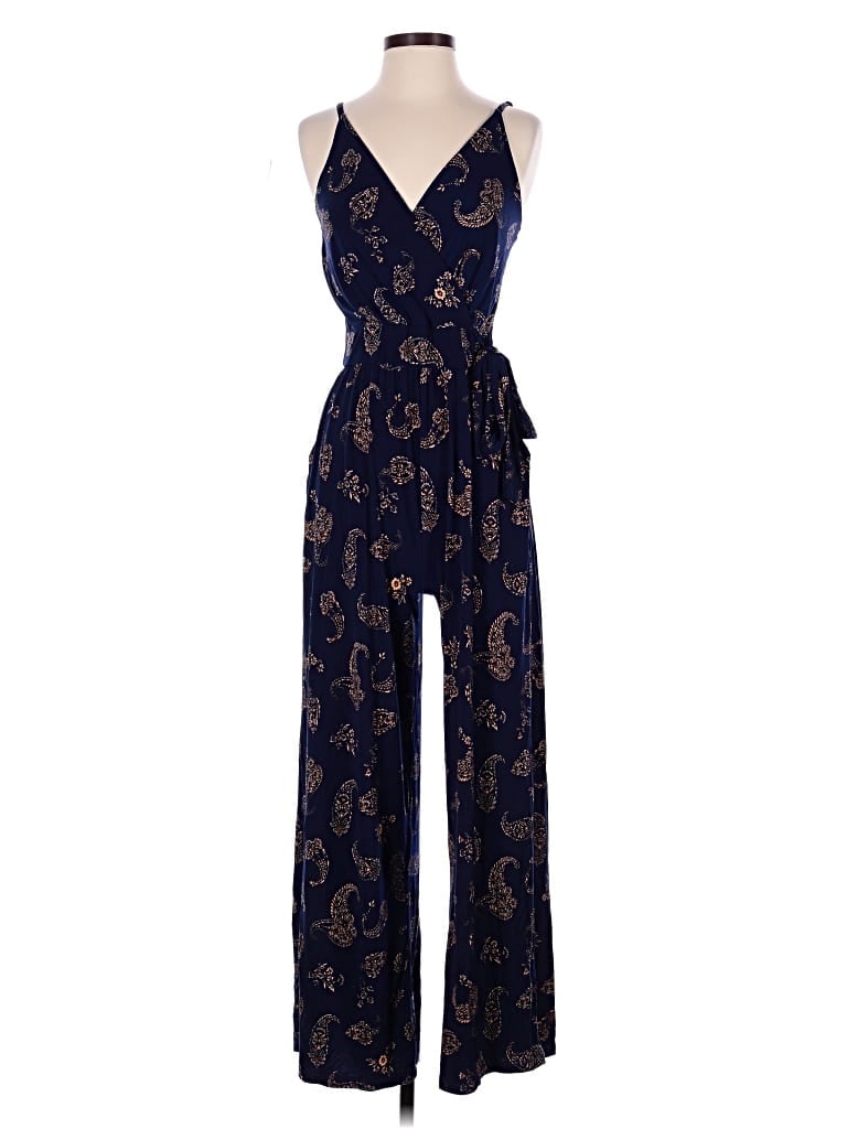 Pre-owned Kaileigh Jumpsuit In Blue