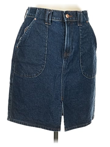 Express Denim Skirt (view 1)
