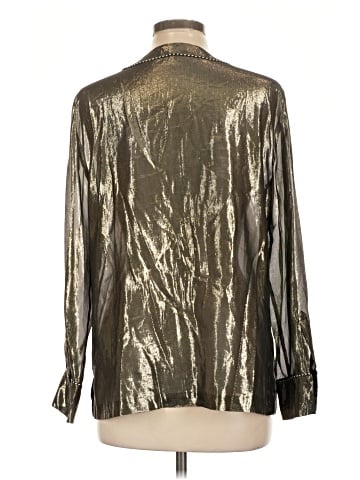 J.Crew Long Sleeve Silk Top (view 2)