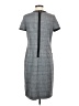 Max Studio Houndstooth Gray Casual Dress Size S - photo 2