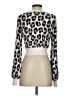 Sunday Best 100% Nylon Animal Print White Pullover Sweater Size XS - photo 2