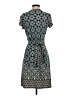 Max Studio Paisley Teal Casual Dress Size S - photo 2