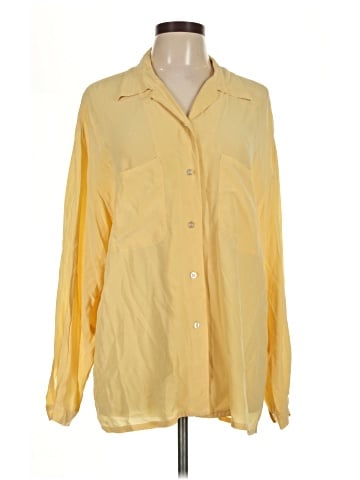 Assorted Brands Long Sleeve Silk Top (view 1)