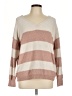Knox Rose Stripes Tan Pullover Sweater Size L - photo 1
