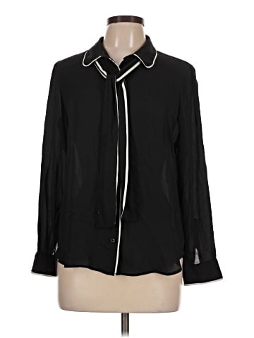 DKNY Long Sleeve Blouse (view 1)