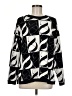 Lou & Grey Graphic Black Pullover Sweater Size M - photo 1