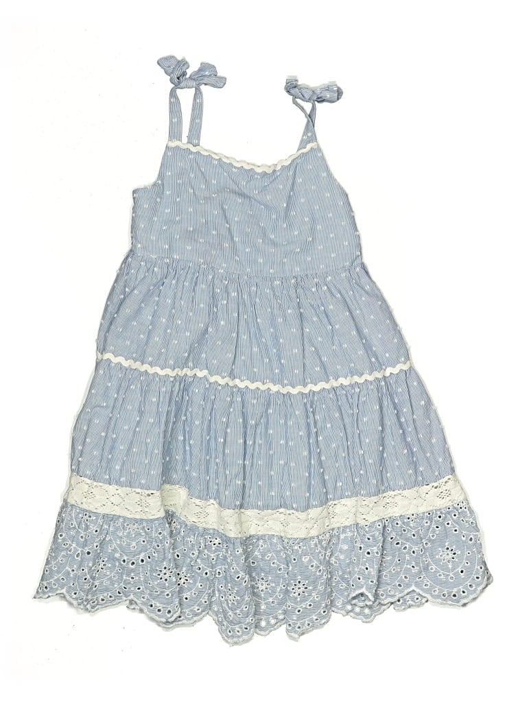 Pre-owned Shabby Chic Kids' Dress In Blue