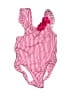 Gymboree Stripes Pink One Piece Swimsuit Size 6-12 mo - photo 1