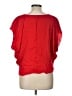 A. Byer 100% Polyester Red Short Sleeve Blouse Size L - photo 2