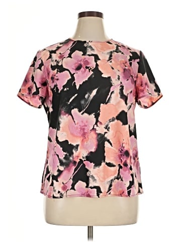 Bar III Short Sleeve Blouse (view 1)