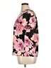 Bar III Floral Pink Short Sleeve Blouse Size XL - photo 5