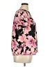 Bar III Floral Pink Short Sleeve Blouse Size XL - photo 4
