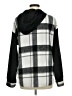 Shein Plaid Black Poncho Size 6 - photo 2