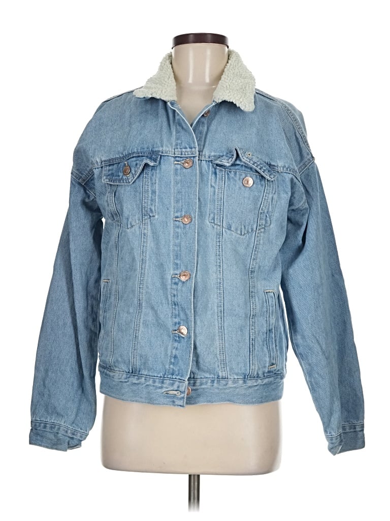 Pre-owned Forever 21 Denim Jacket In Blue
