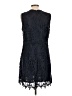 H&M 100% Polyester Black Cocktail Dress Size L - photo 2