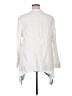 Chico's 100% Rayon Blue Long Sleeve Button-Down Shirt Size XL (3) - photo 2