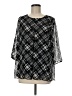 Cocomo 100% Polyester Black 3/4 Sleeve Blouse Size M - photo 1