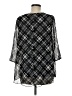 Cocomo 100% Polyester Black 3/4 Sleeve Blouse Size M - photo 2