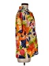 Jordan 100% Polyester Tropical Orange Short Sleeve Blouse Size M - photo 4