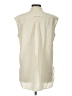 Uniqlo Ivory Sleeveless Button-Down Shirt Size 11 - photo 2