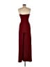Audrey 3+1 100% Polyester Color Block Burgundy Jumpsuit Size S - photo 2