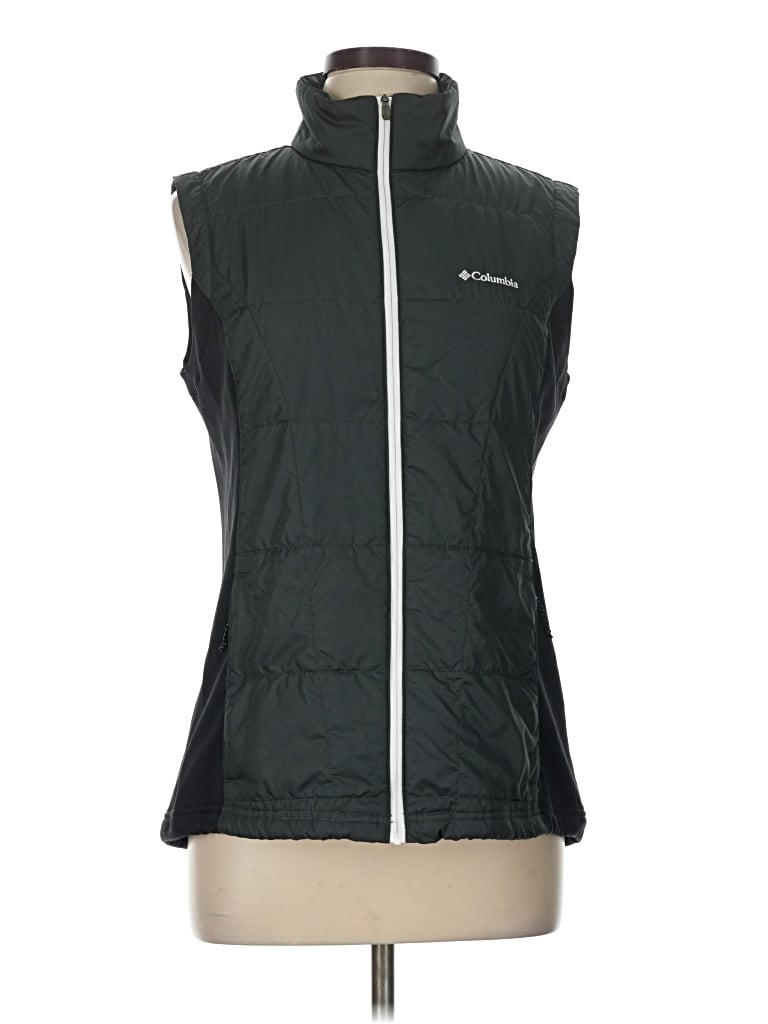 Pre-owned Columbia Vest In Black