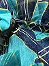 Double Zero 100% Polyester Teal Sleeveless Blouse Size L - photo 7