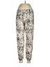 Parker 100% Polyester Animal Print Silver Casual Pants Size 6 - photo 1