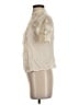 Hinge 100% Viscose Ivory Short Sleeve Blouse Size S - photo 5