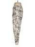 Parker 100% Polyester Animal Print Silver Casual Pants Size 6 - photo 5