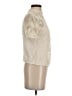 Hinge 100% Viscose Ivory Short Sleeve Blouse Size S - photo 4