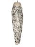 Parker 100% Polyester Animal Print Silver Casual Pants Size 6 - photo 4